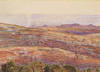 William Holman Hunt : The Dead Sea from Siloam